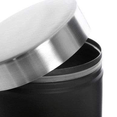 Black Enamel Tea, Coffee and Sugar Set