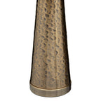 Antique Brass Table Lamp, Cream Shade