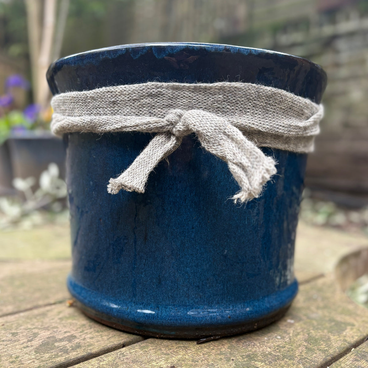 Wool Pot Scarf, Natural Slug and Snail Barrier (5m)