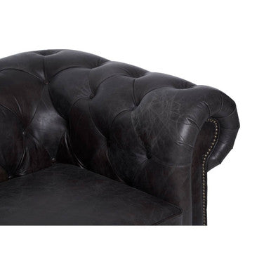 The Victor Leather Chesterfield Chair