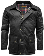 The Barker Antique Wax Jacket, view 3