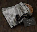 The Linen Striped Beeswax Bread Bag