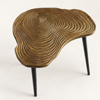 Brass Clover Side Table