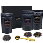 Loose leaf tea gift box with three pouches