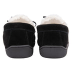 Men's Suede Moccasin Slippers, Fleece Lined