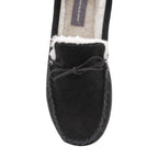 Men's Suede Moccasin Slippers, Fleece Lined