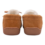 Men's Suede Moccasin Slippers, Fleece Lined