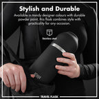 Black insulated flask and mug, view 6