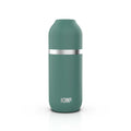 Green insulated flask and mug, 700ml
