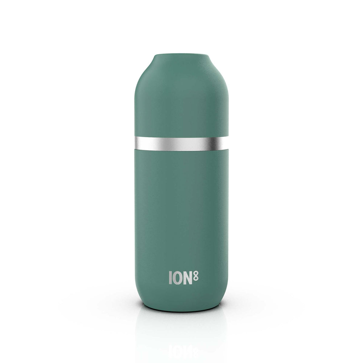 Green insulated flask and mug, 700ml