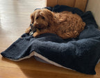 Handmade Sherpa Fleece Dog Blanket