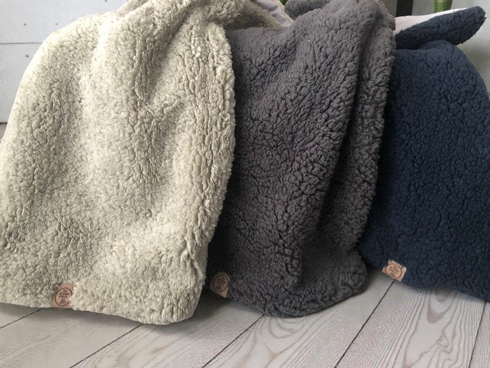 Handmade Sherpa Fleece Dog Blanket, view 2