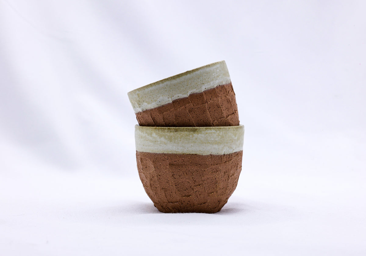 Handmade Stoneware Mug, Oatmeal