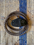 Mocha Linen Fabric Extension Cable