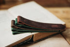 Engraved Leather Bookmarks
