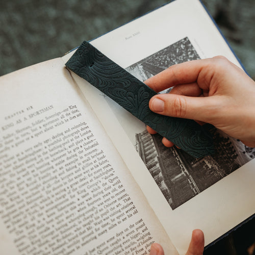 Botanical Leather Bookmarks