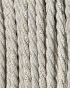 Oatmeal Linen Fabric Extension Cable, view 2
