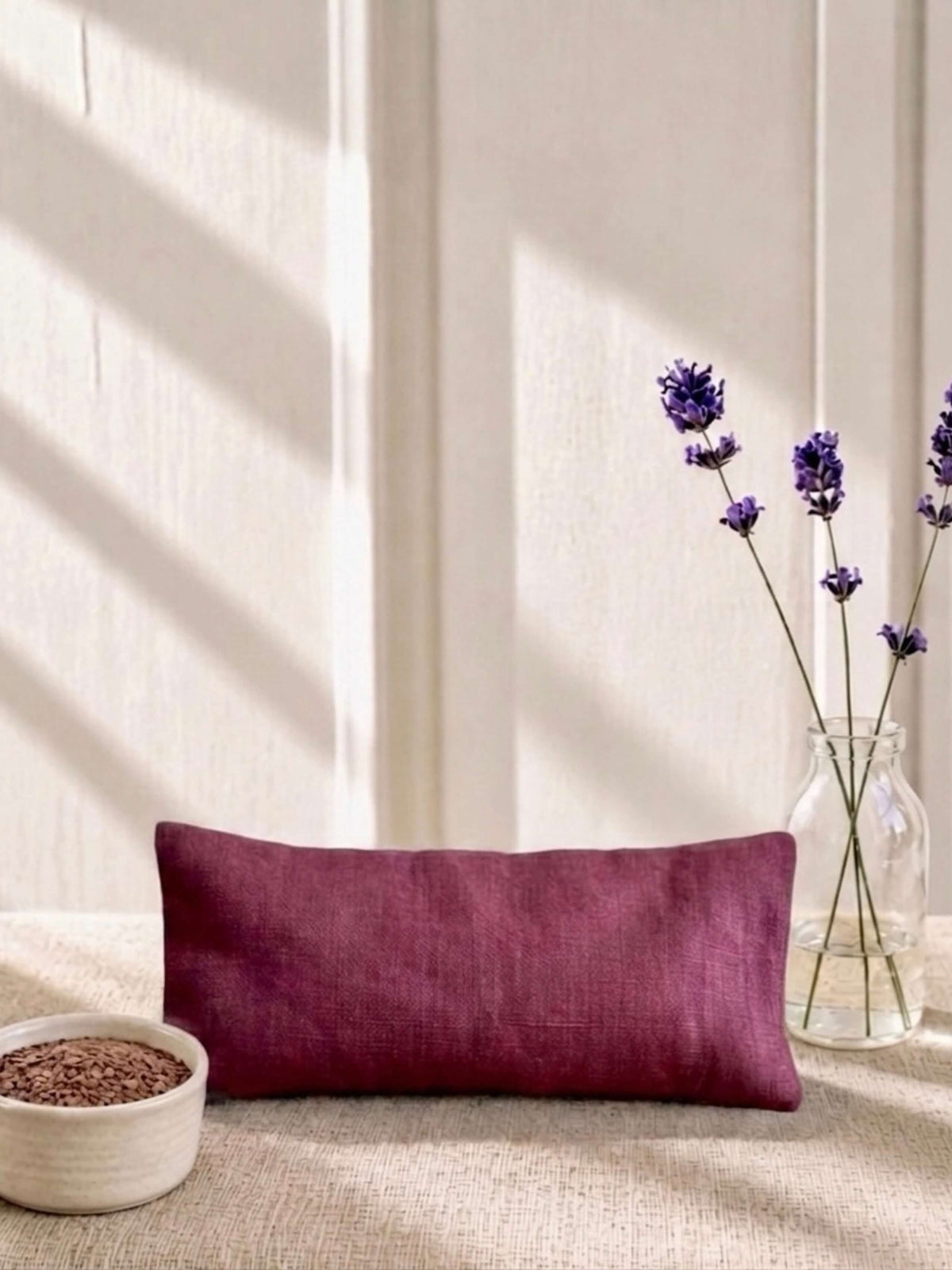 Linen and Lavender Eye Pillow