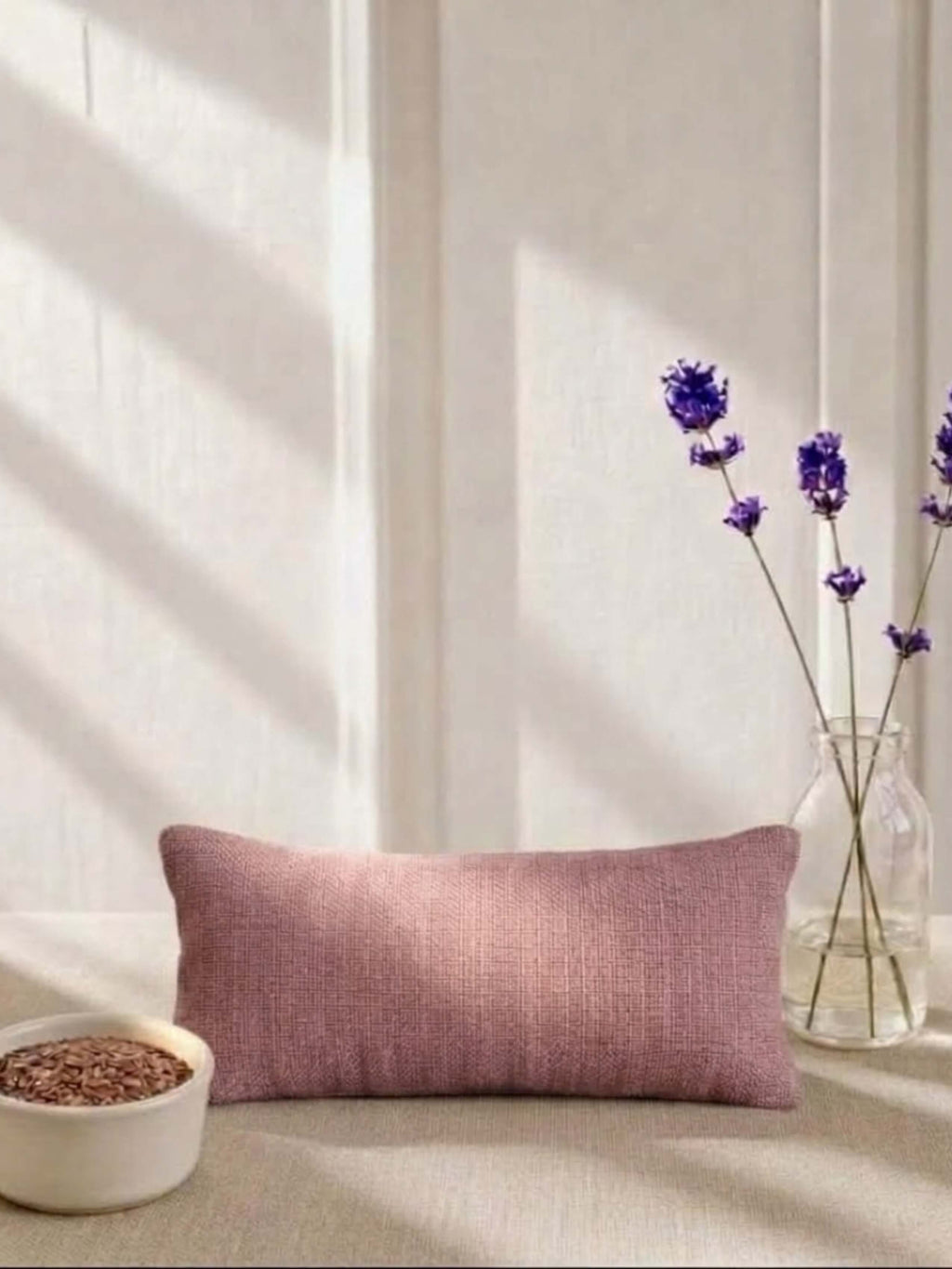 Linen and Lavender Eye Pillow