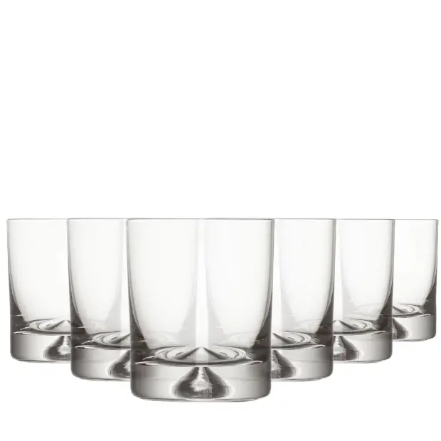 Dimple Base Tumblers, Set of 6, 350ml