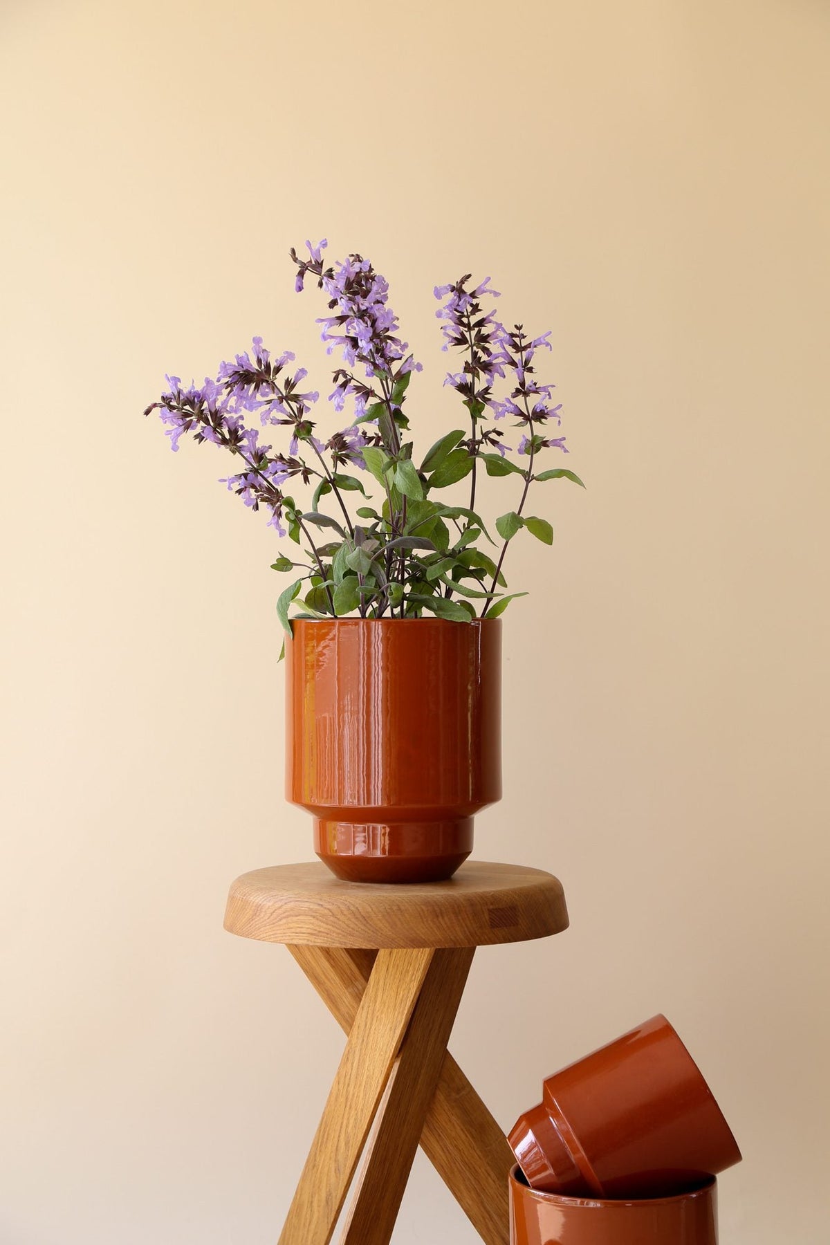 Hoff Glazed Plant Pot
