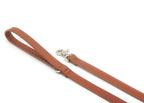 Brown vegan dog lead, view 2
