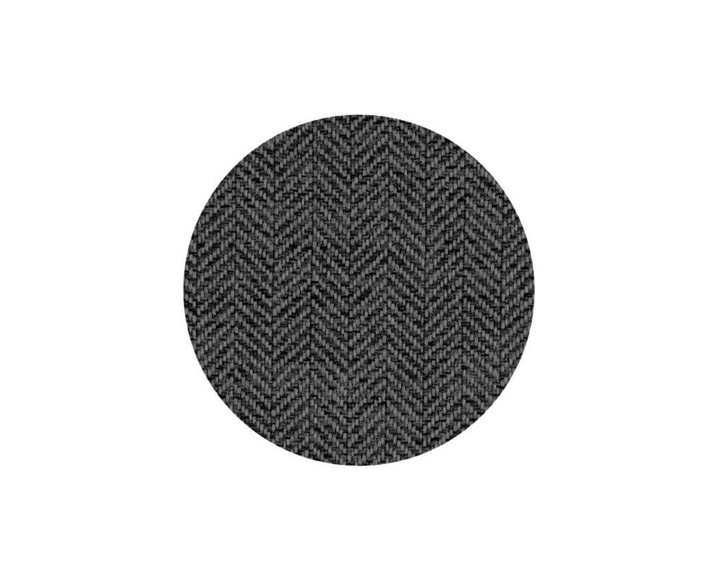 Balmoral grey herringbone and faux fur reversible dog blanket, view 5