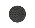 Balmoral grey herringbone and faux fur reversible dog blanket, view 5