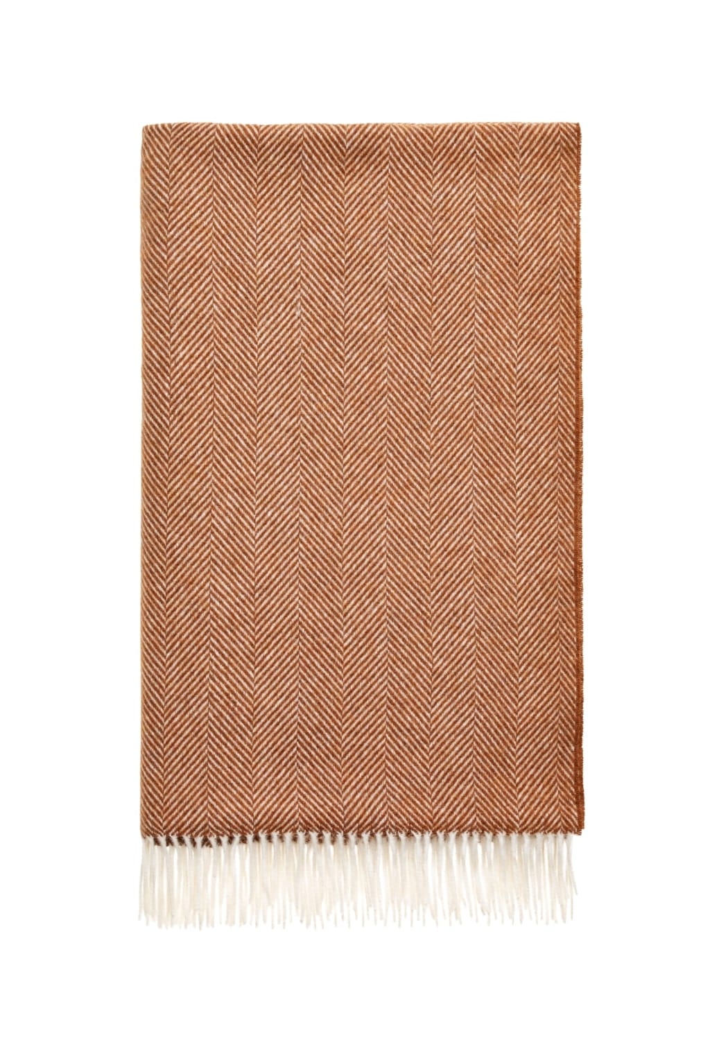 Harriet's Amber British Merino Wool Throw
