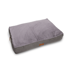 The Balmoral Herringbone Flat Pillow Dog Bed