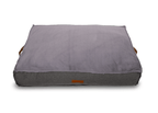 The Balmoral Herringbone Flat Pillow Dog Bed