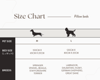 The Balmoral Herringbone Flat Pillow Dog Bed