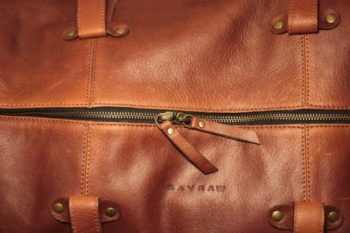 Large Leather Duffel Bag