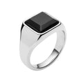 Signet Ring with Semi-Precious Stone