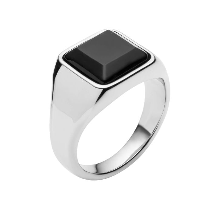 Signet Ring with Semi-Precious Stone