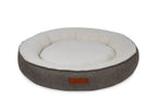 Lincoln herringbone tweed donut dog bed