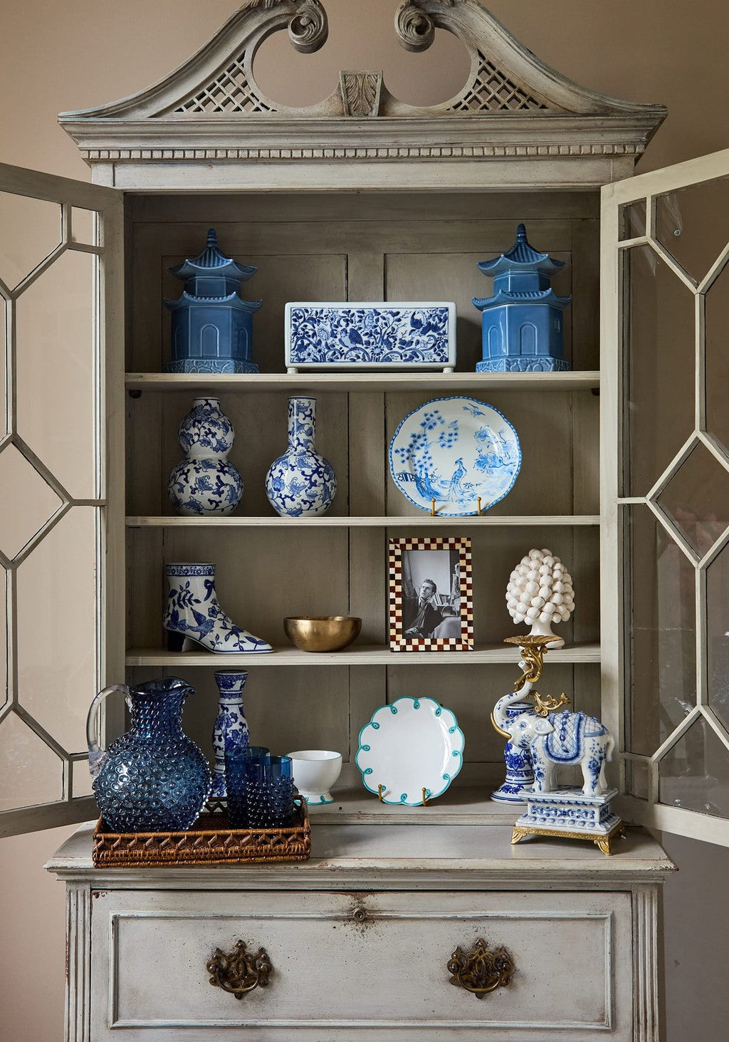 Delft Tulipière Rectangle Vase