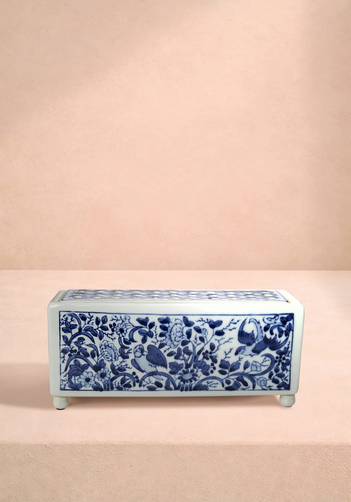 Delft Tulipière Rectangle Vase